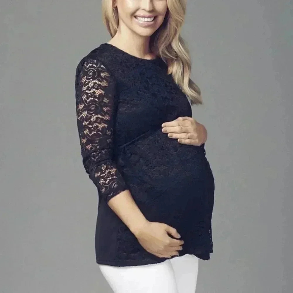 𝅺motherhood  blouse and skirt combo- Lace​